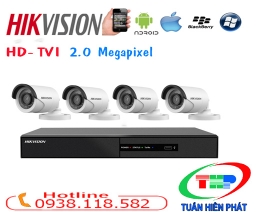 TRỌN BỘ CAMERA HIKVISION( DS-2CE16D1T-IRP)